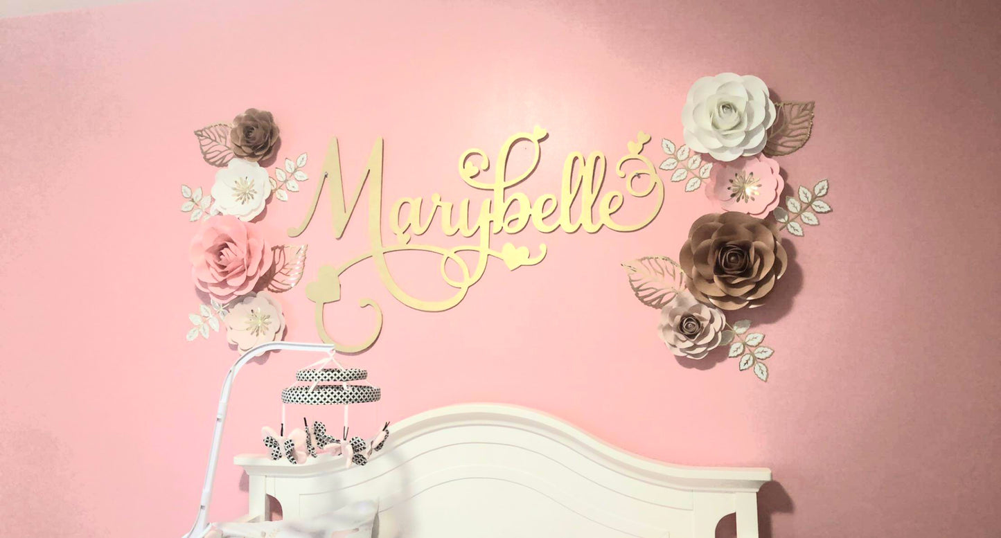 THEMED SWIRL  NAME SIGN