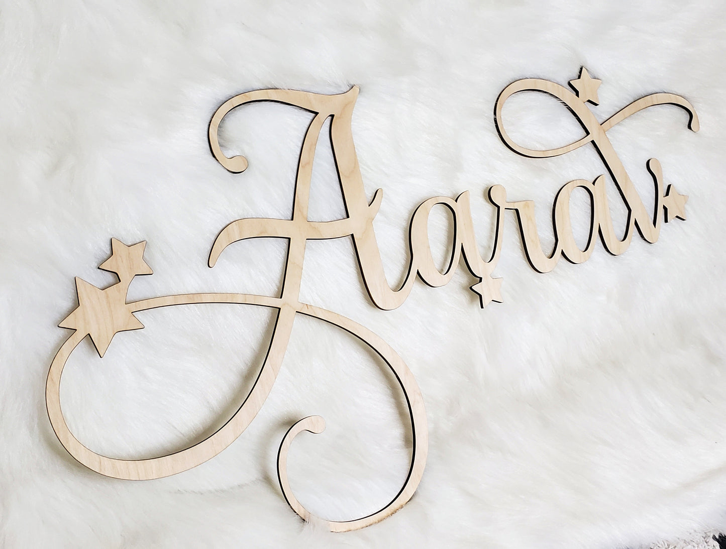 THEMED SWIRL  NAME SIGN