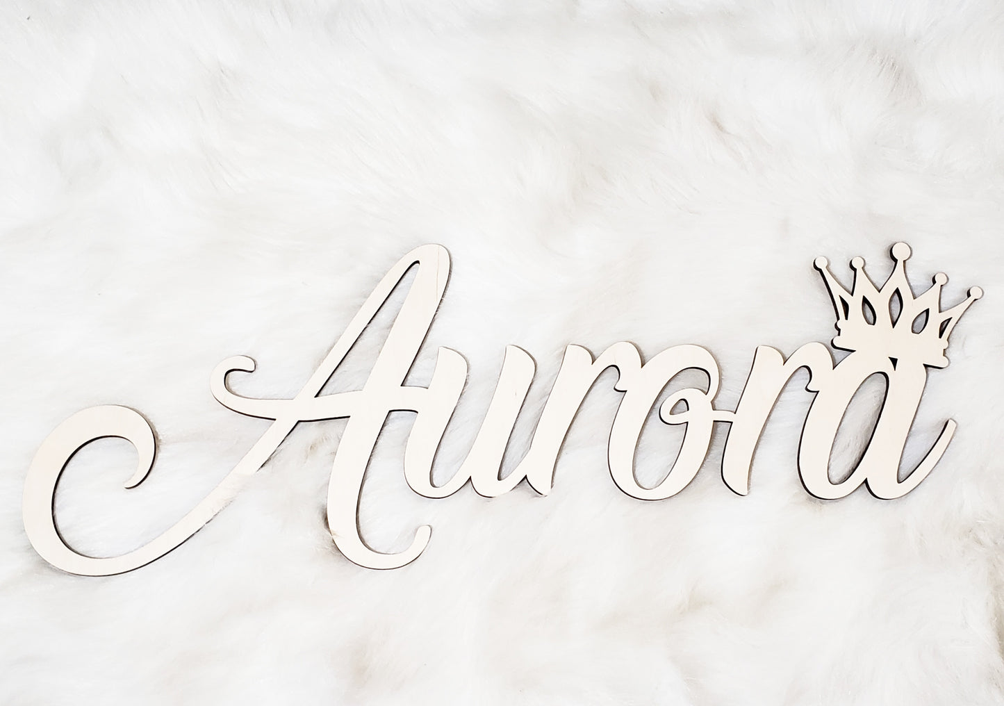 Nursery Name with crown