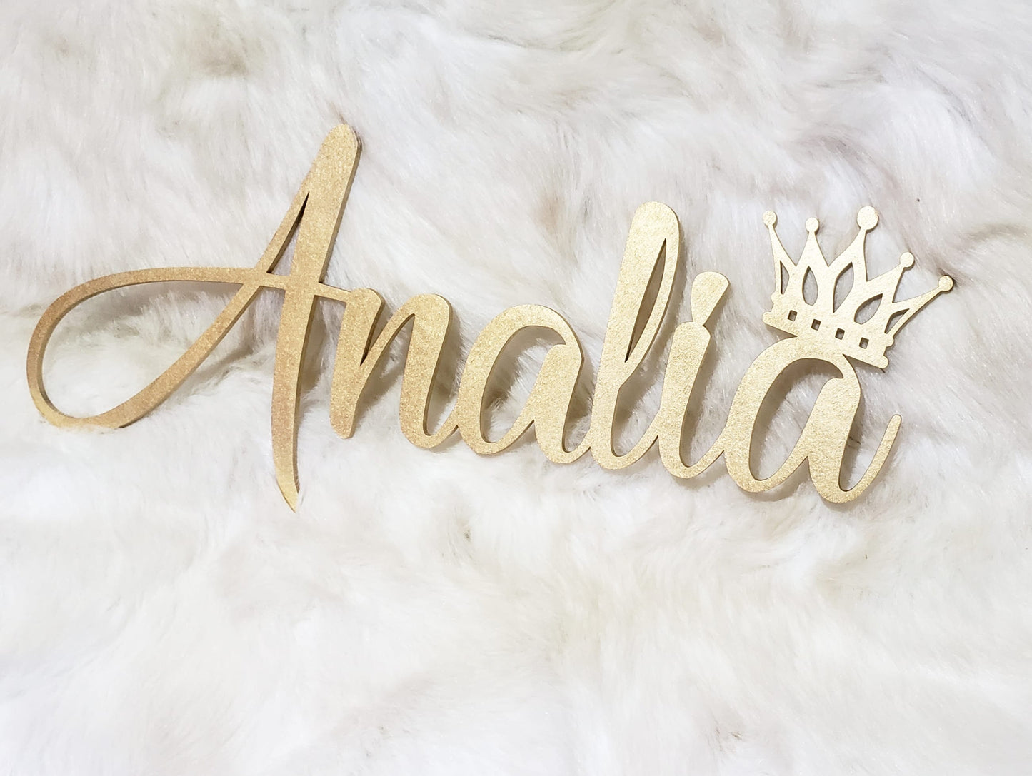 Nursery Name with crown