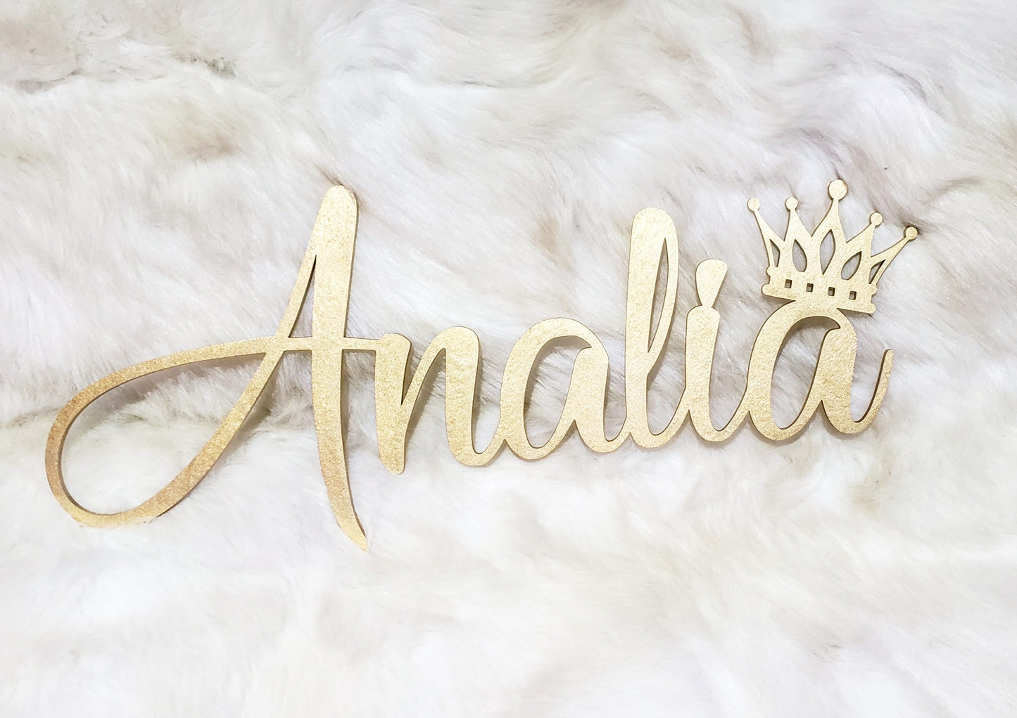 Nursery Name with crown