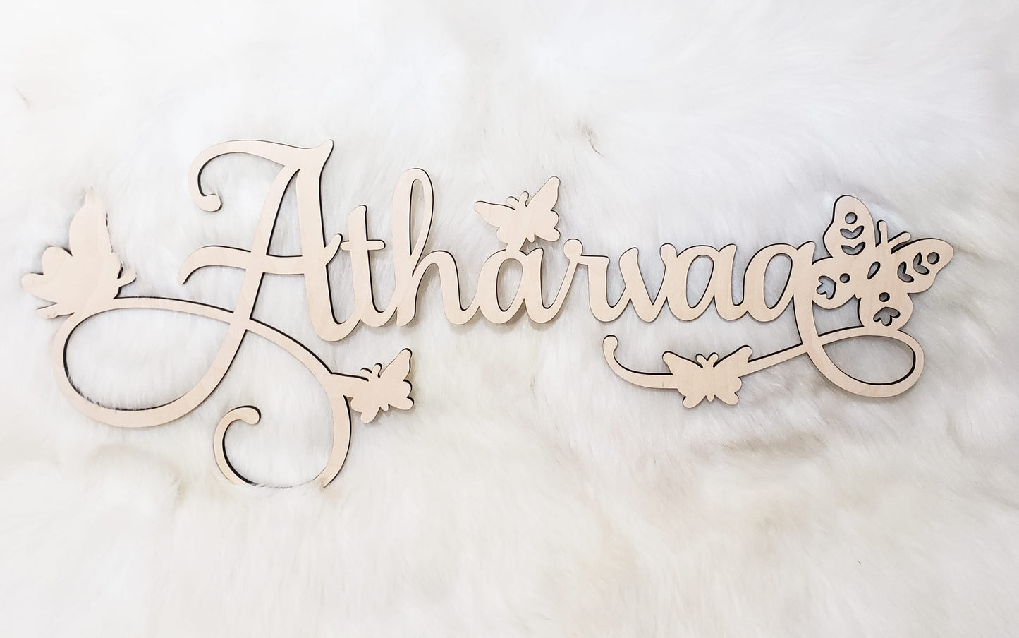 THEMED SWIRL  NAME SIGN