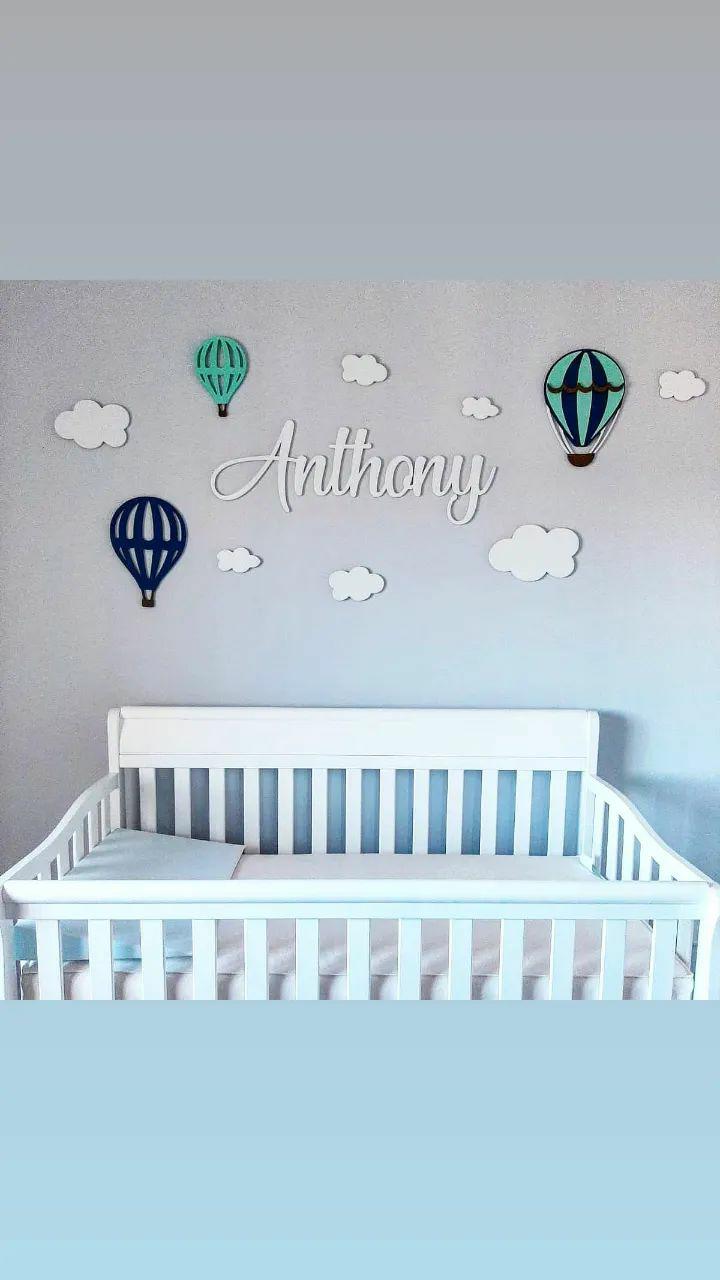wall painel decor + name sign