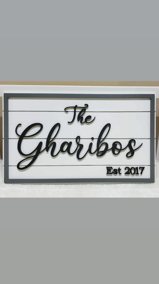 Family Wooden plaque