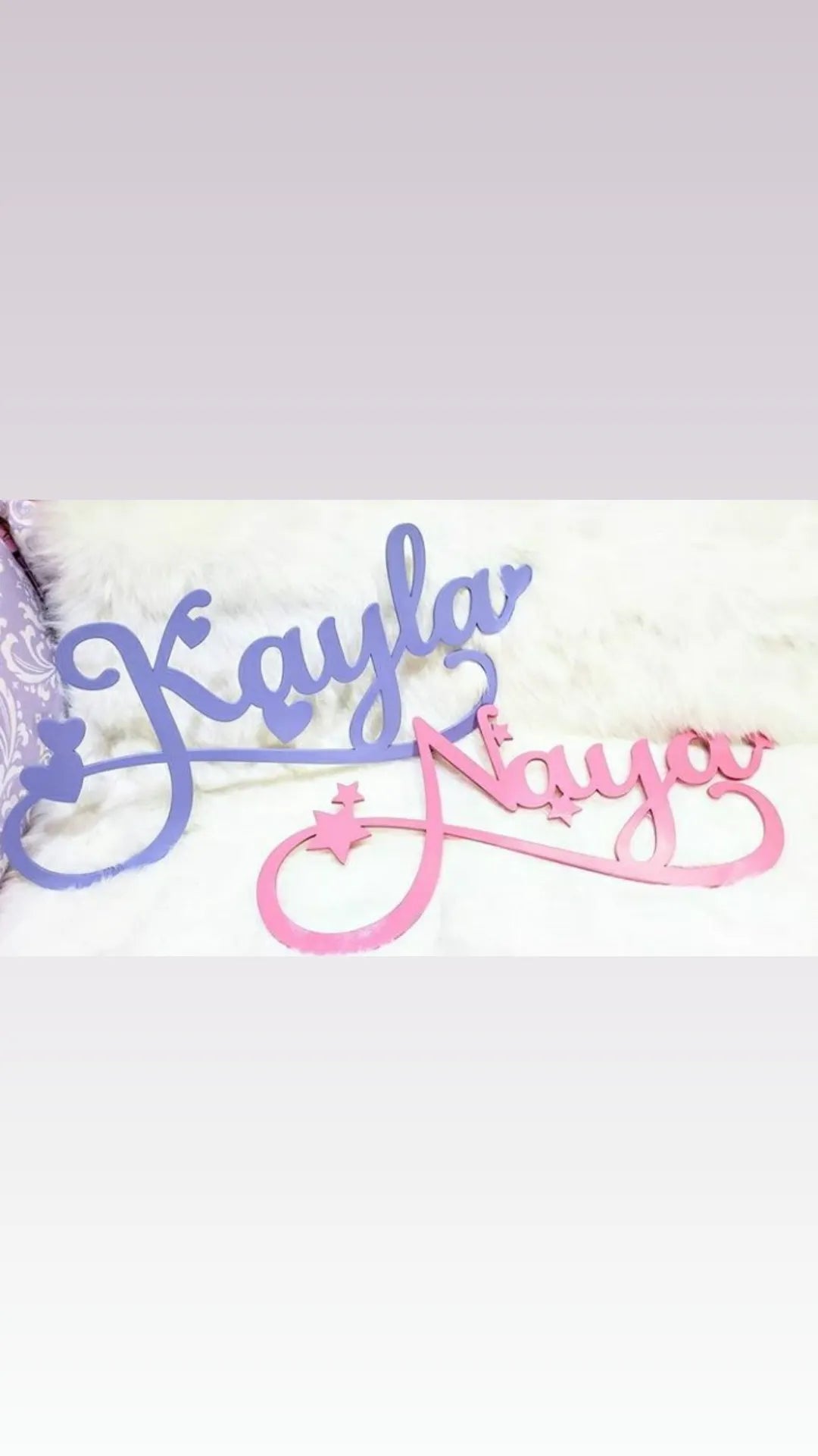 THEMED SWIRL  NAME SIGN