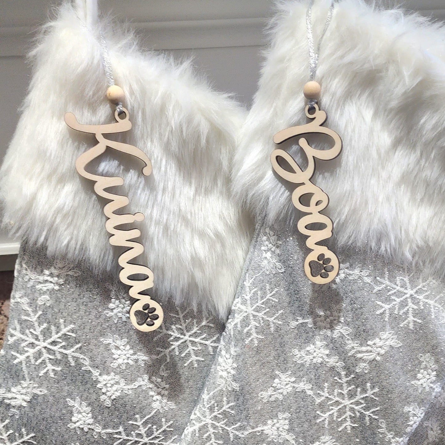 Christmas stocking tags