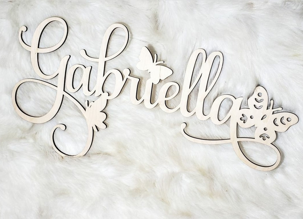 THEMED SWIRL  NAME SIGN