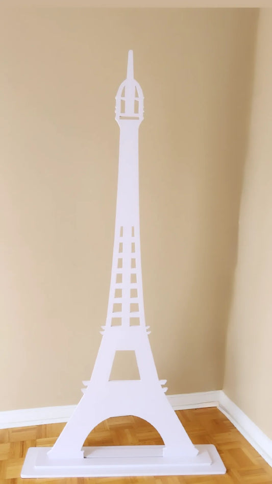 EIFFEL TOWER WOODEN CUT W/ STAND EVENT BACKDROP