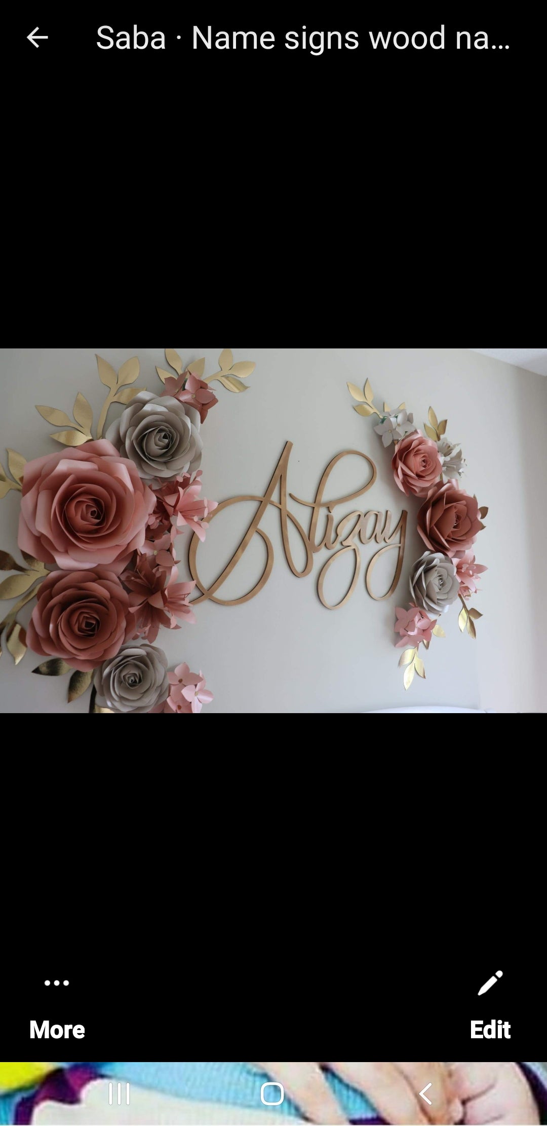 Custom Name Nursery Decor, Baby Nursery Wall Name Sign, Custom Kids Room Name Sign, Large Wooden Letters, Baby Shower Gift