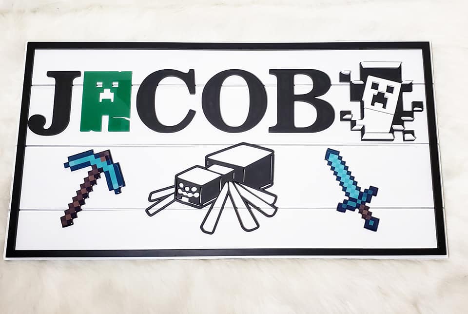 KIDS NAME WALL DECOR SIGN