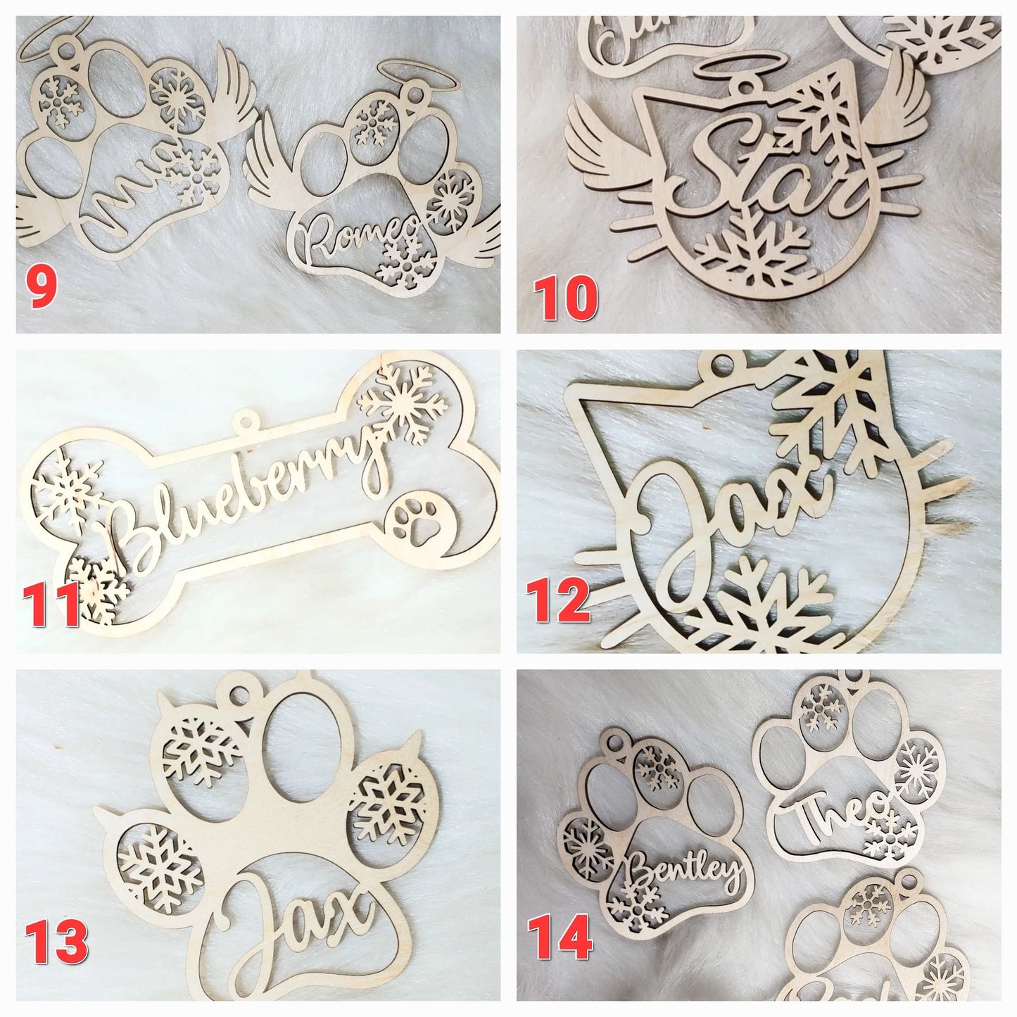 *Christmas Special* mix and match ornaments package.