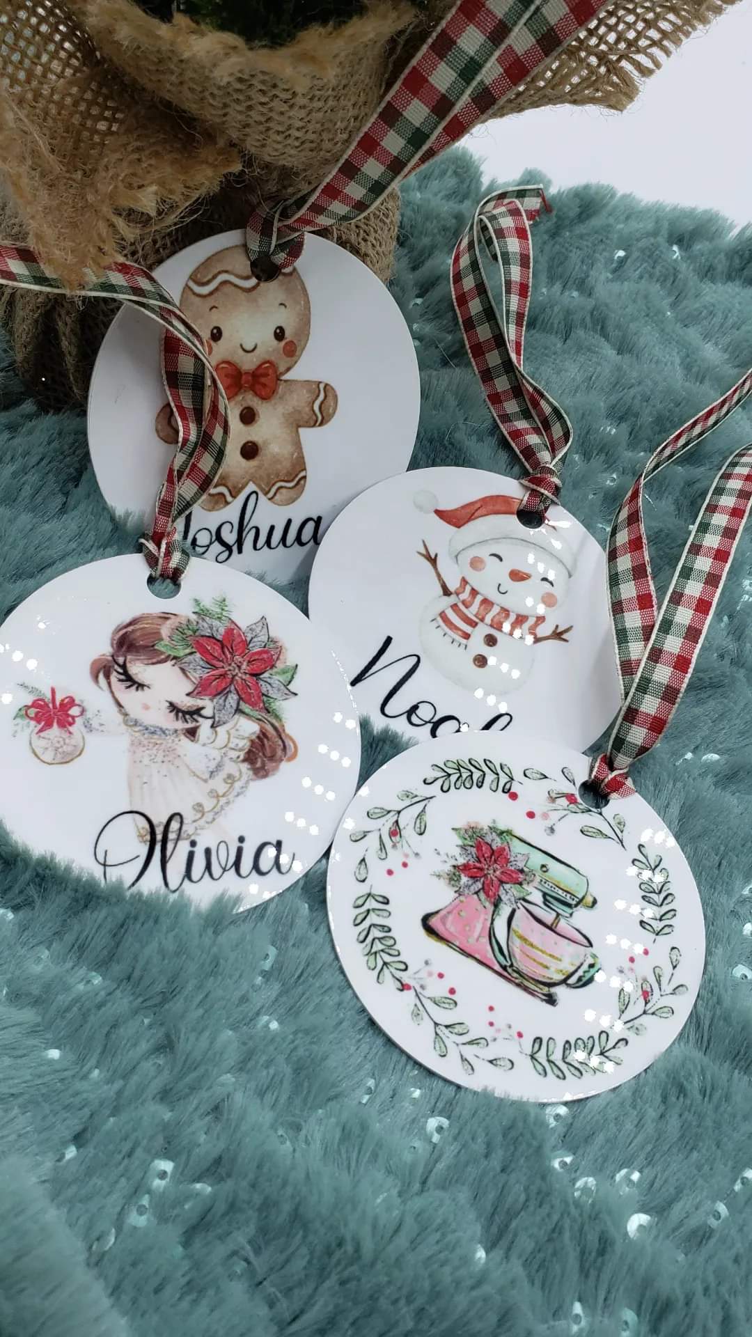 Custom christmas ornaments