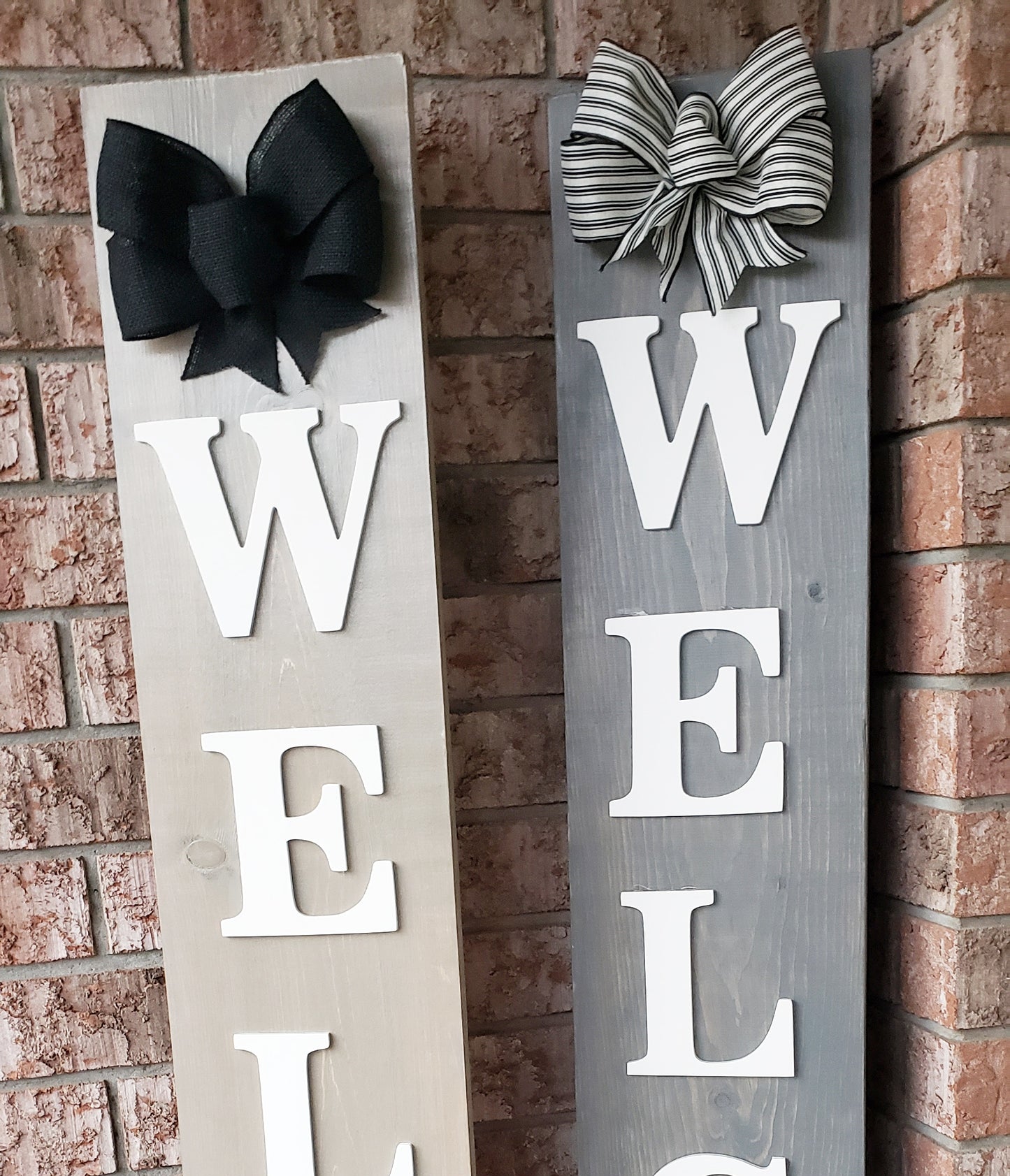 Welcome sign door entry
