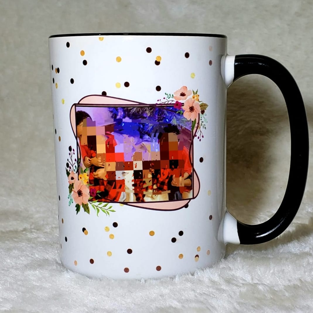 Mug with customized design