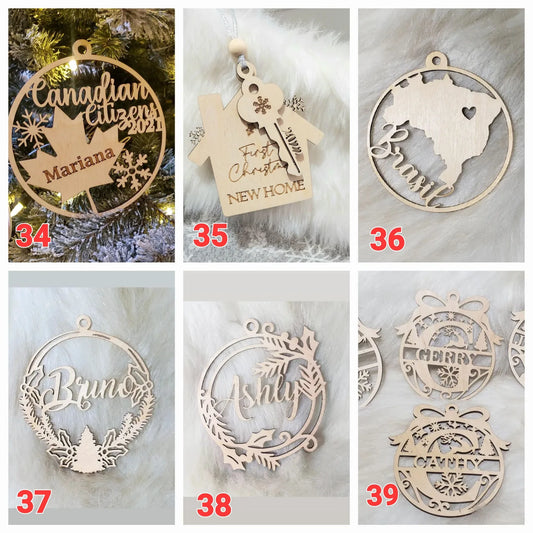 *Christmas Special* mix and match ornaments package.
