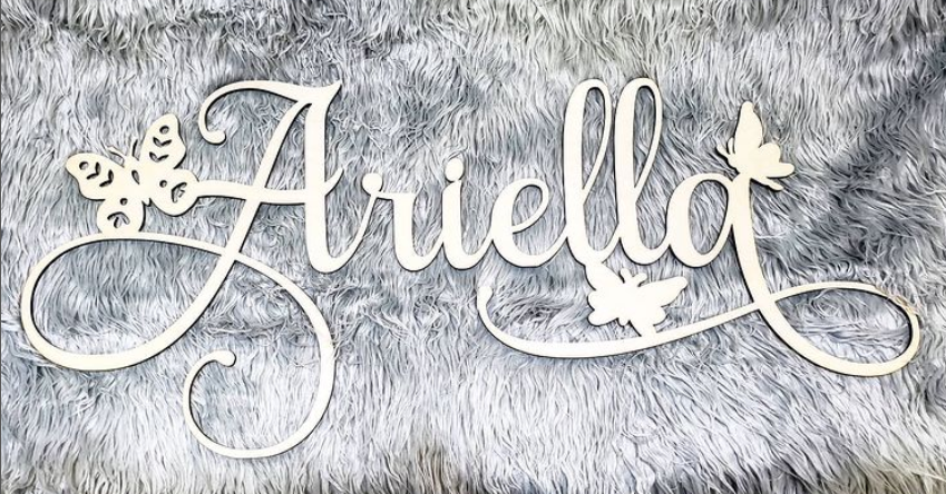 THEMED SWIRL  NAME SIGN