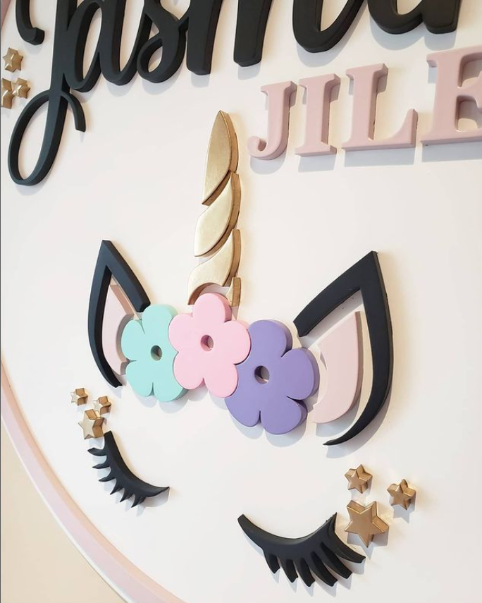 KIDS NAME WALL DECOR SIGN