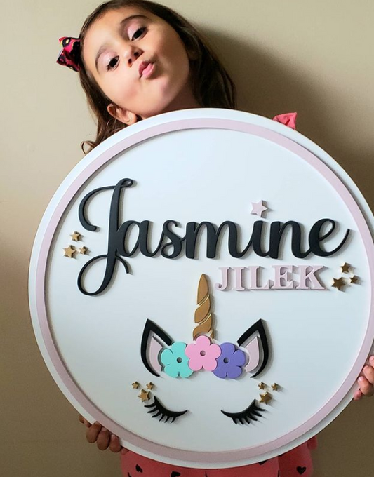 KIDS NAME WALL DECOR SIGN