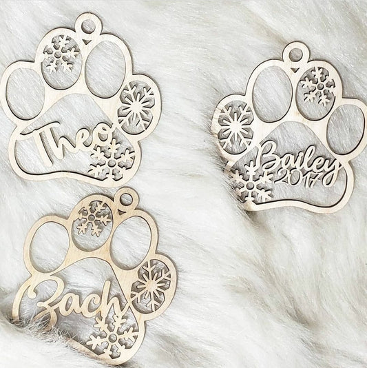 Ped dog Christmas ornaments