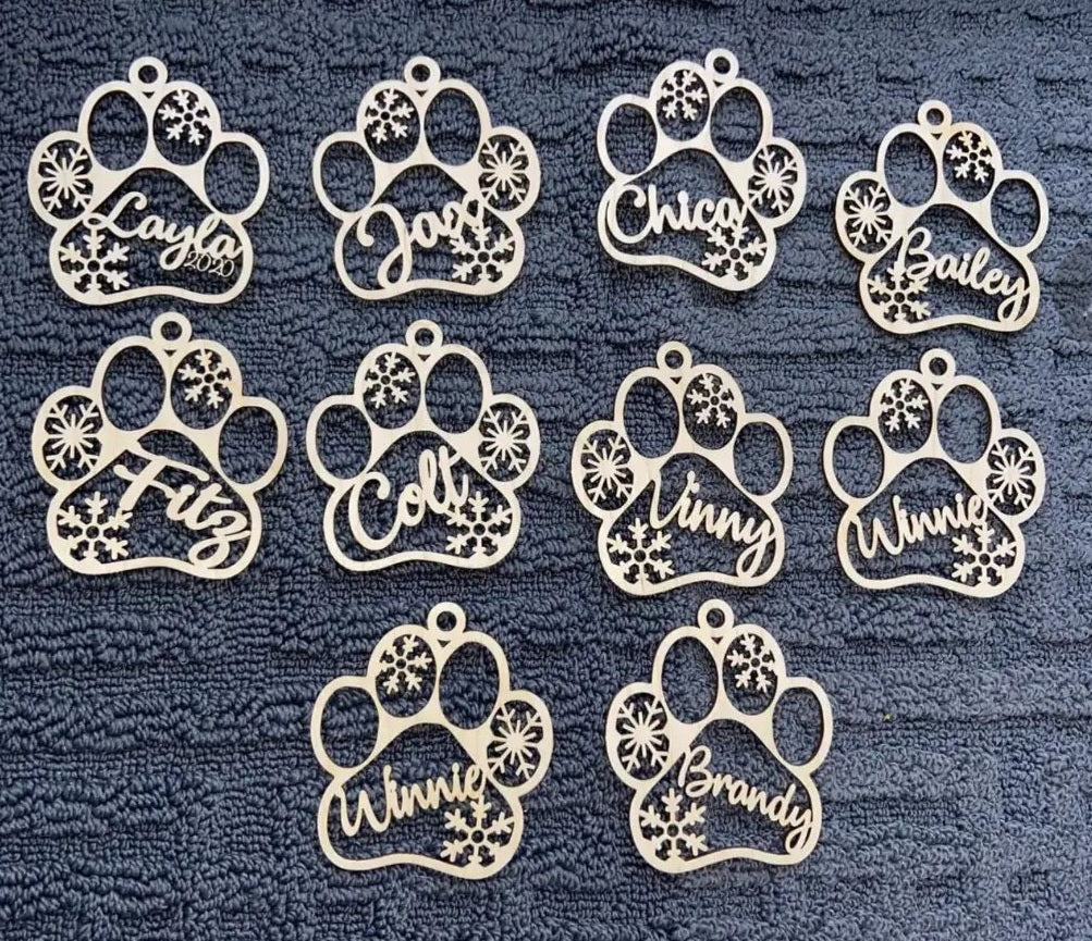 Ped dog Christmas ornaments