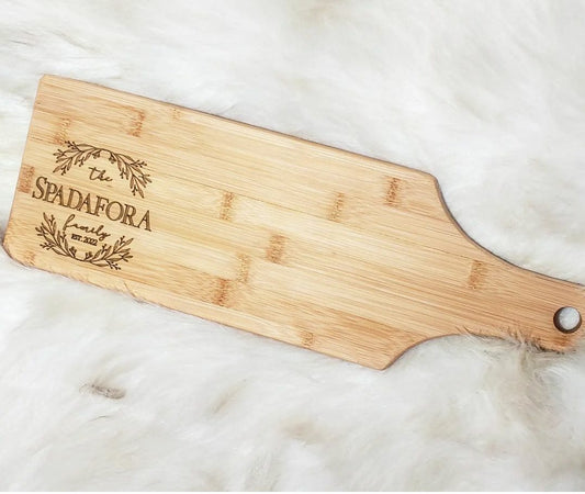 Engraved board.