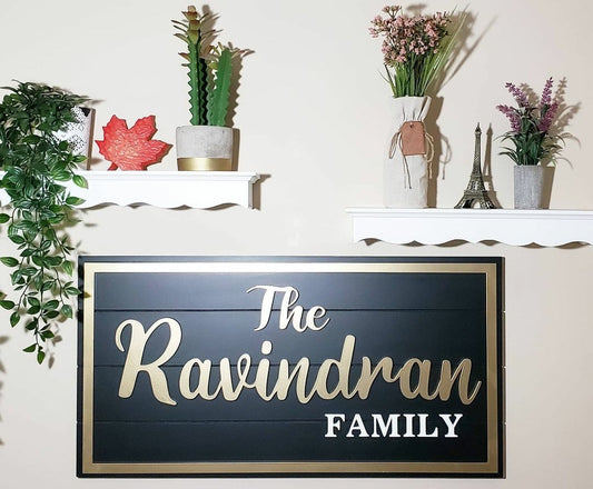 Family Wooden plaque