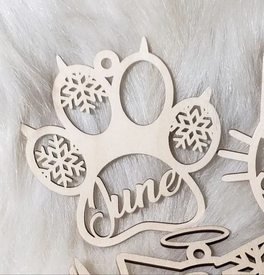 Pet cat Christmas ornaments