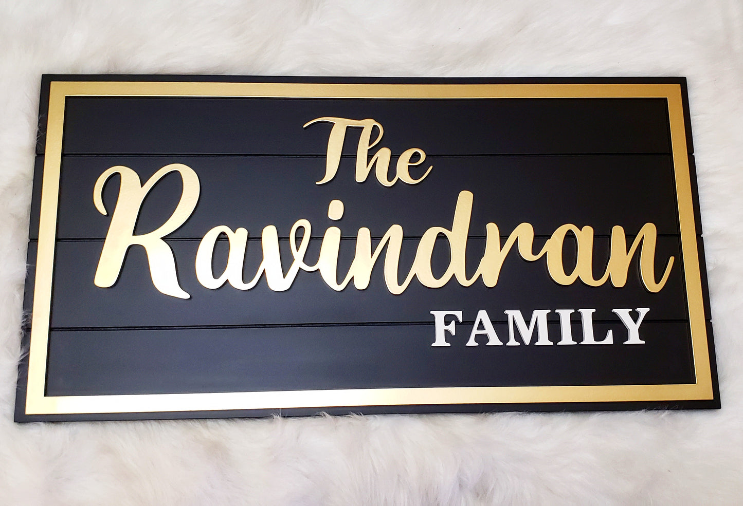 Family Wooden plaque
