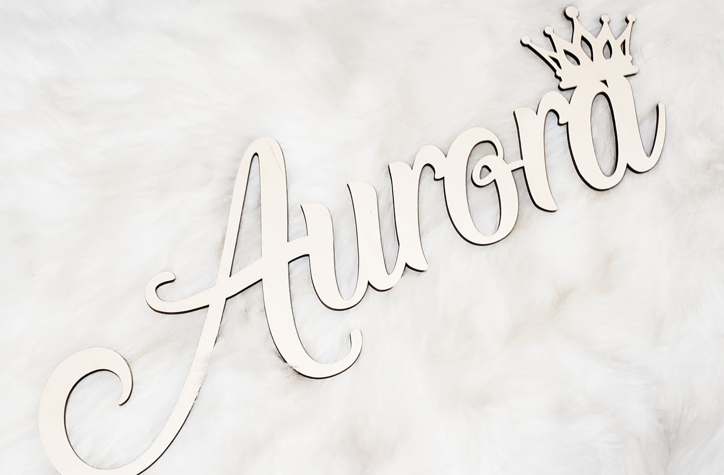 Nursery Name with crown