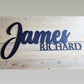 Nursery sign double name