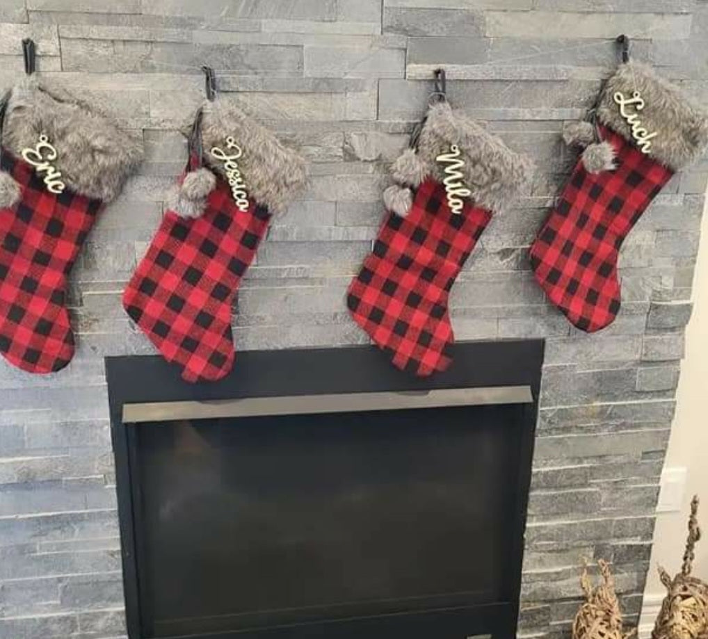 Christmas stocking tags