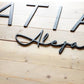 Nursery sign double name