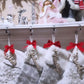 Christmas stocking tags swirly