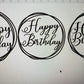 Happy Birthday sign