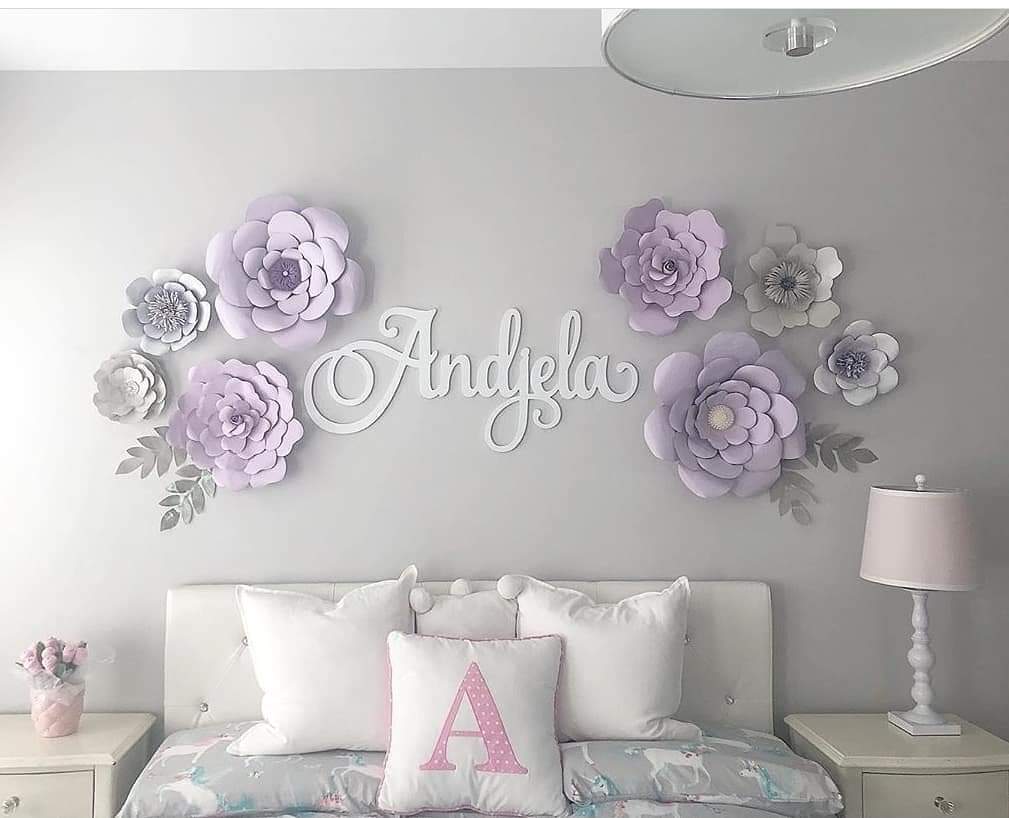 Custom Name Nursery Decor, Baby Nursery Wall Name Sign, Custom Kids Room Name Sign, Large Wooden Letters, Baby Shower Gift