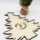 Christmas tree monogram tray