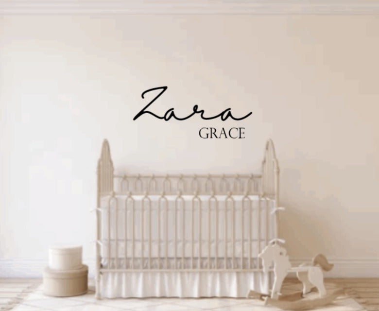 Two Names Sign Name sign double name – Craftlabcanada