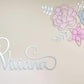 wall painel decor + name sign