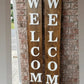 Welcome sign door entry
