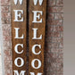 Welcome sign door entry