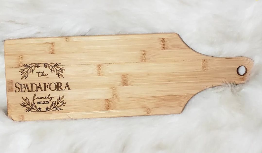 Engraved board.