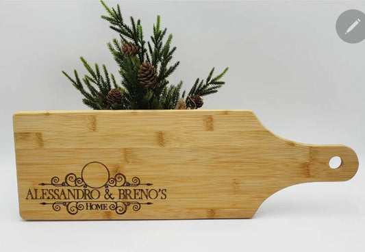 Engraved board.