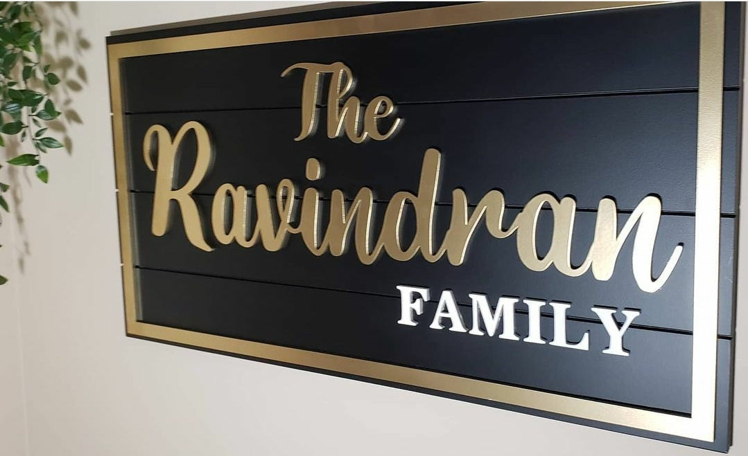 Family Wooden plaque