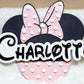 Minnie sign mickey sign 3D
