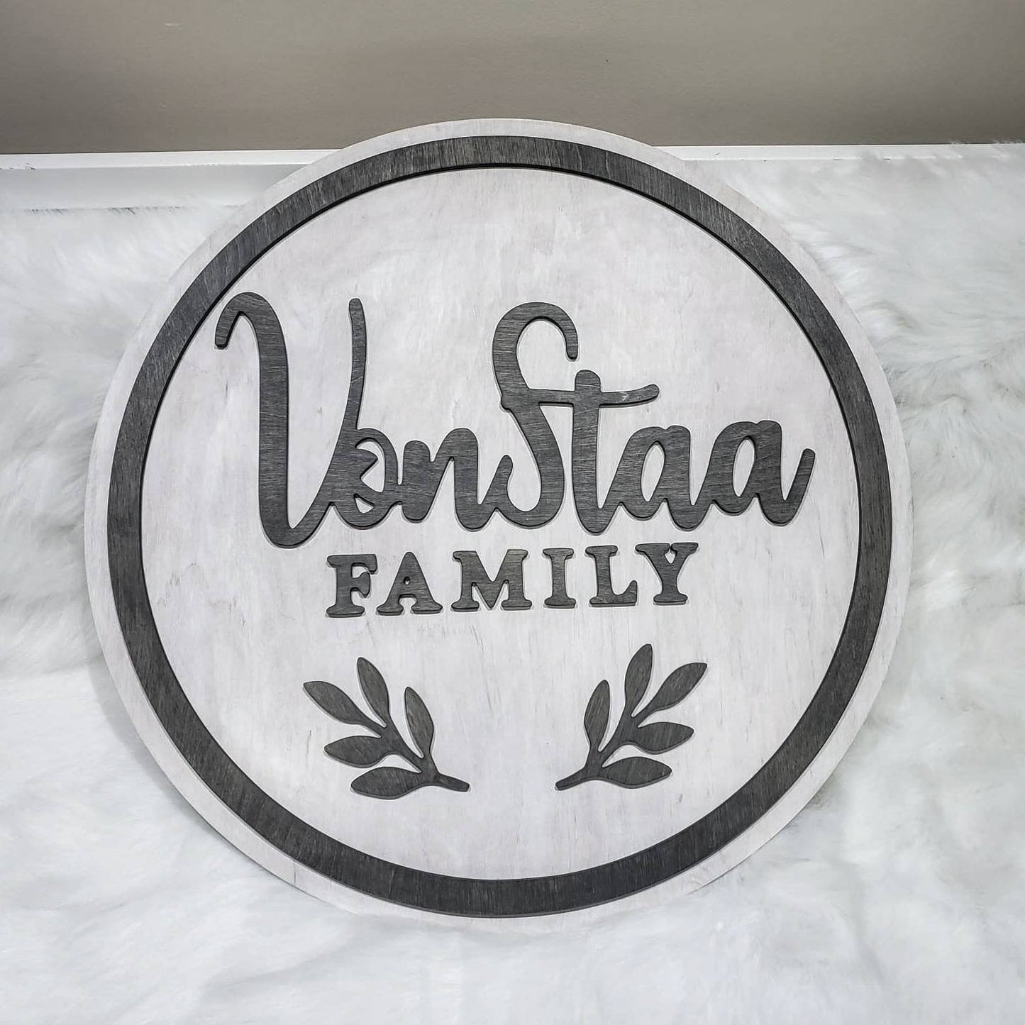 Family sign wooden sign